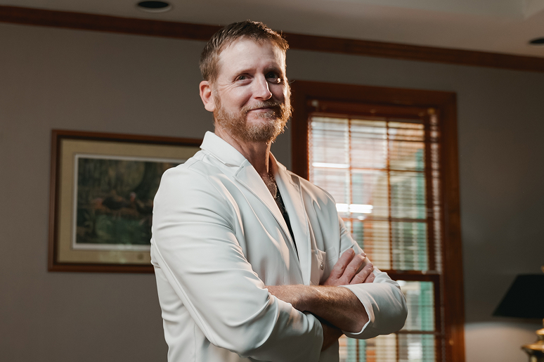 Smiling patient of Oral & Facial Surgery Center of Tallahassee