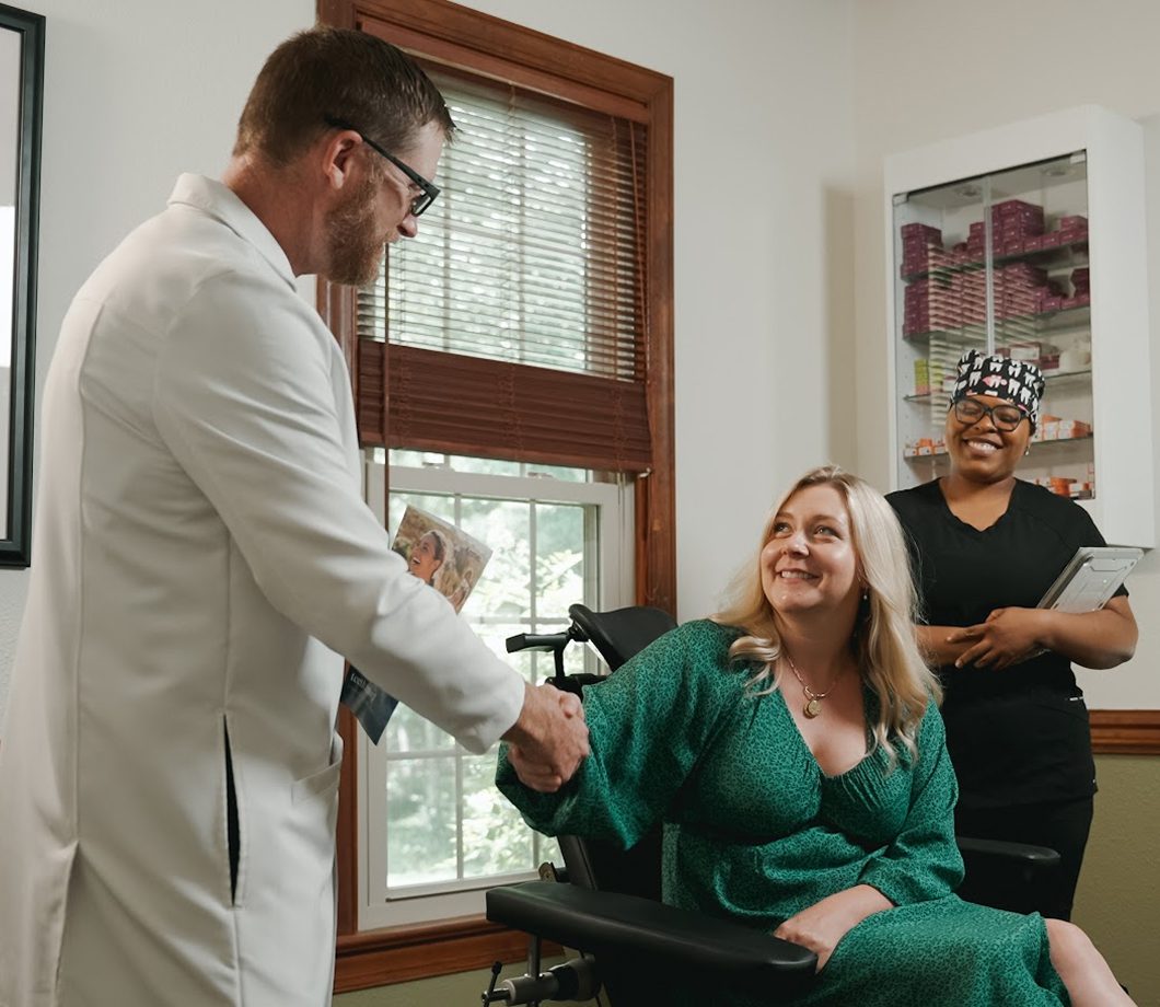 Dental implant patient consultation in Tallahassee, FL